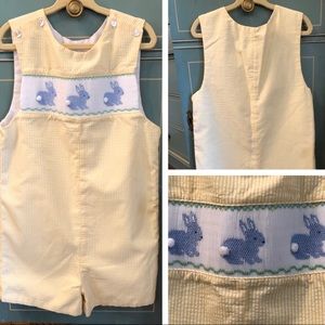 Boys Easter 4T Handsmocked Anavini Jon Jon